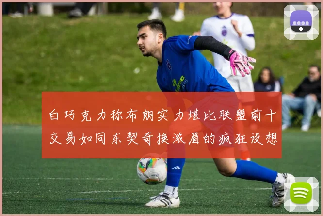 白巧克力称布朗实力堪比联盟前十交易如同东契奇换浓眉的疯狂设想