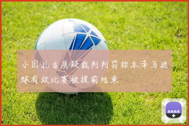 小因扎吉质疑裁判判罚称本泽马进球有效比赛被提前结束